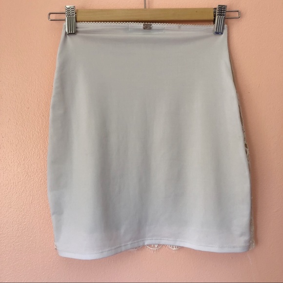 For Love & Lemons Skivvies Lace Slip Skirt - Picture 3 of 3